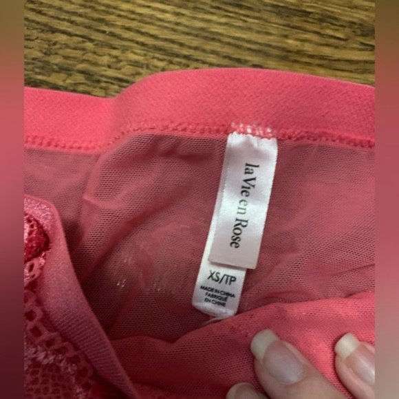 La Vie En Rose Pink Panty XS - Picture 3 of 5